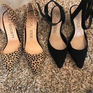 Sole Society shoes worn once Nordstroms size 61/2